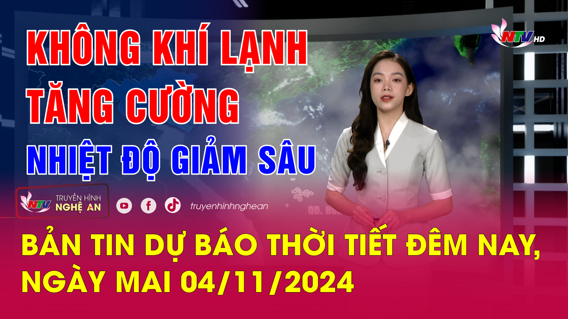 Bản tin Dự báo thời tiết đêm nay, ngày mai 04/11/2024