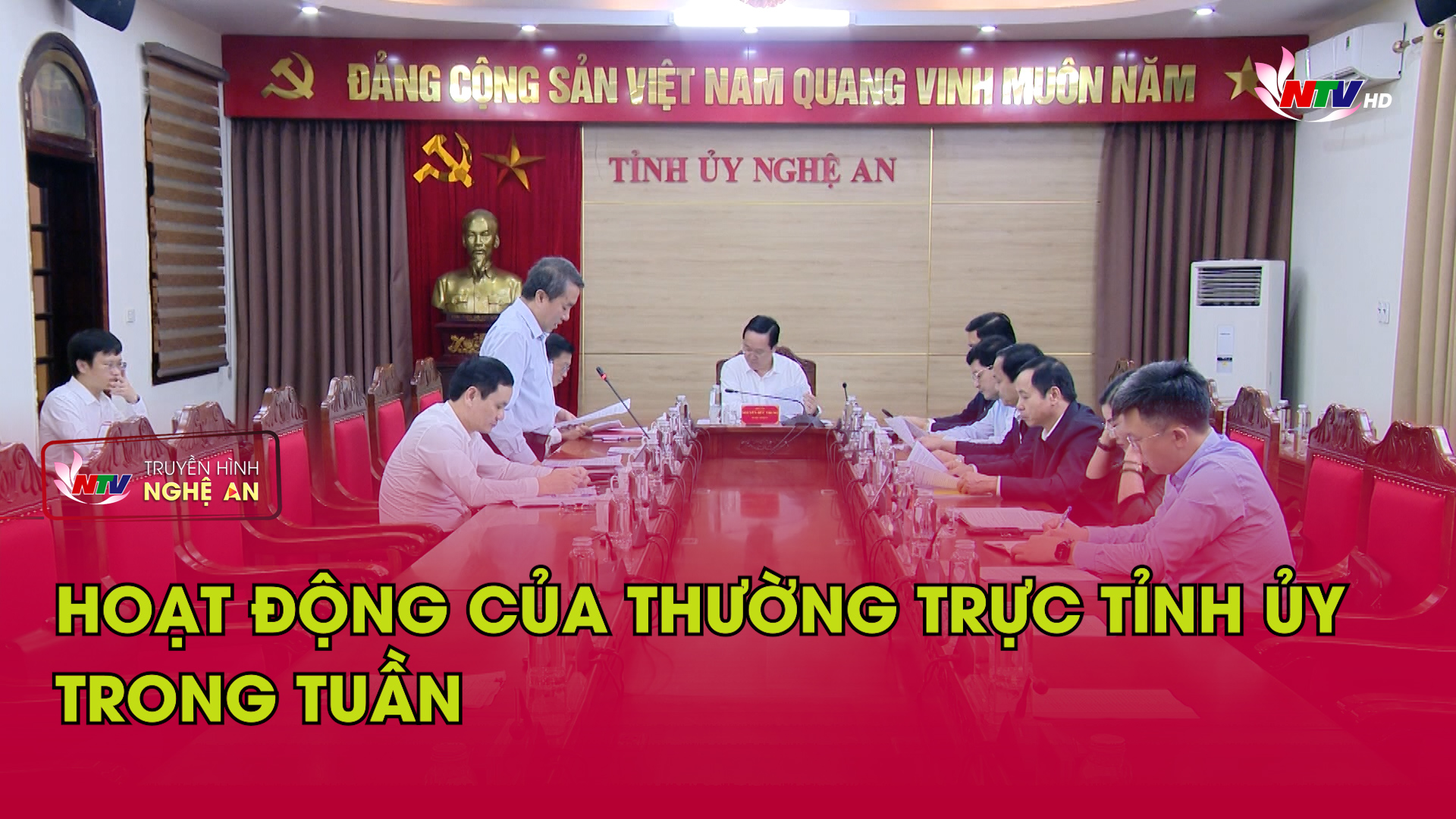 Hoạt động của Thường trực Tỉnh ủy trong tuần (27/10 – 2/11)