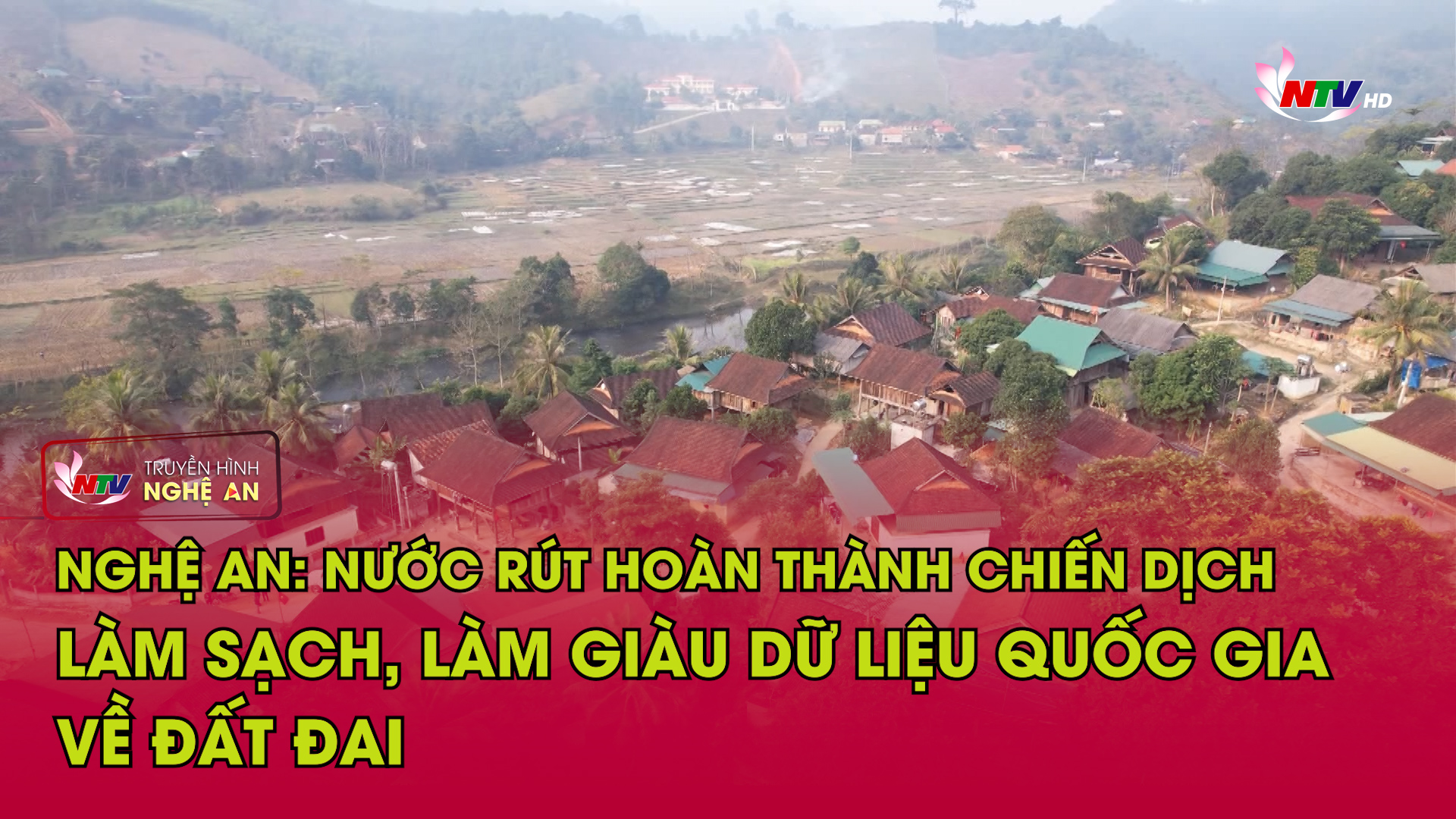 Nghệ An: Nước rút hoàn thành chiến dịch làm sạch, làm giàu dữ liệu quốc gia về đất đai
