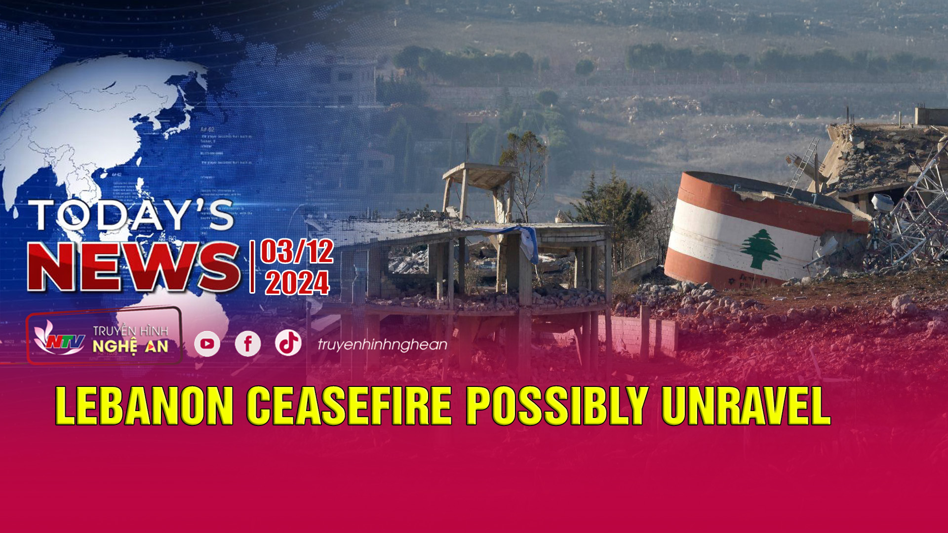 Today's News 03/12/2024: Lebanon ceasefire possibly unravel