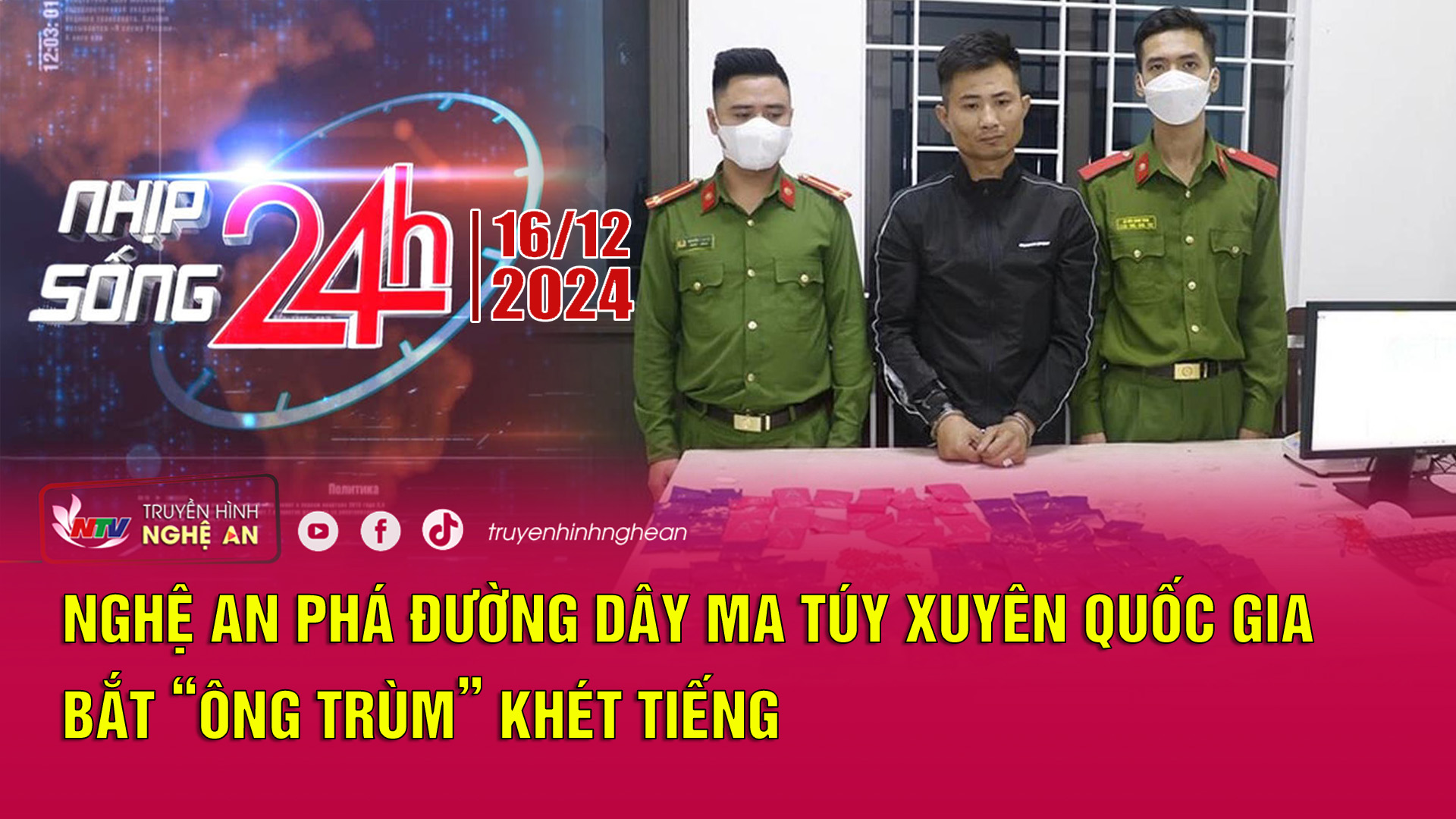 Bản tin Nhịp sống 24h - 16/12/2024