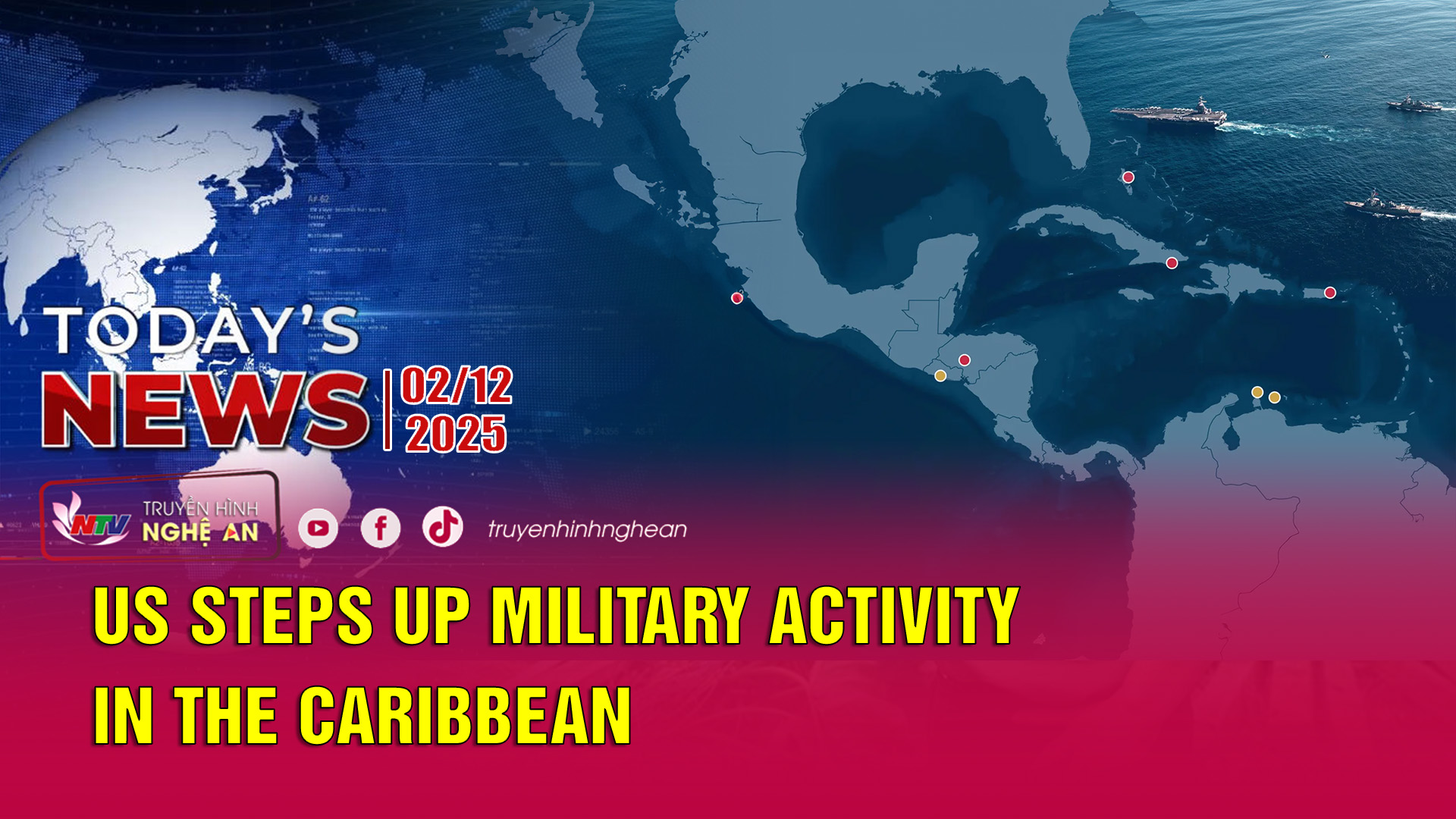Today's News 02/12/2025: US steps up military activity in the Caribbean