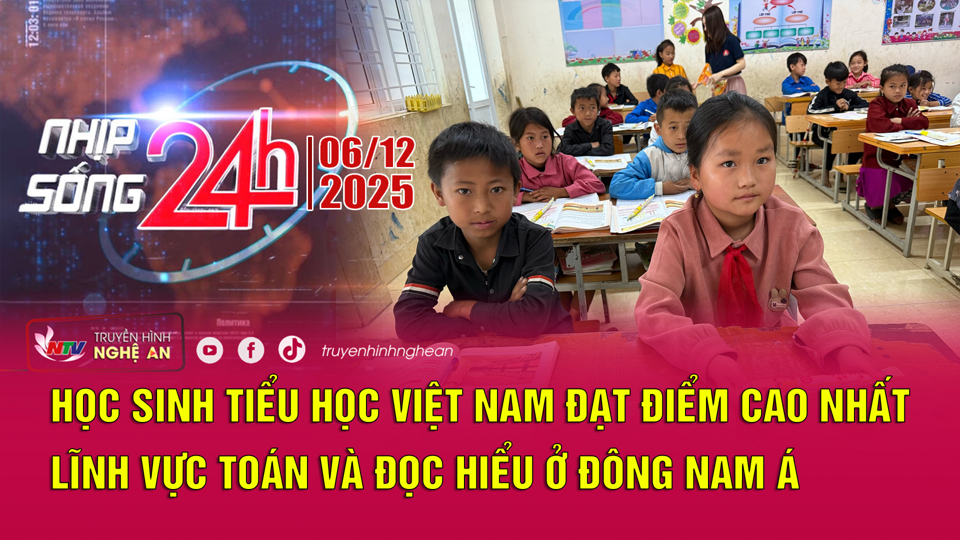 Bản tin Nhịp sống 24h - 06/12/2025