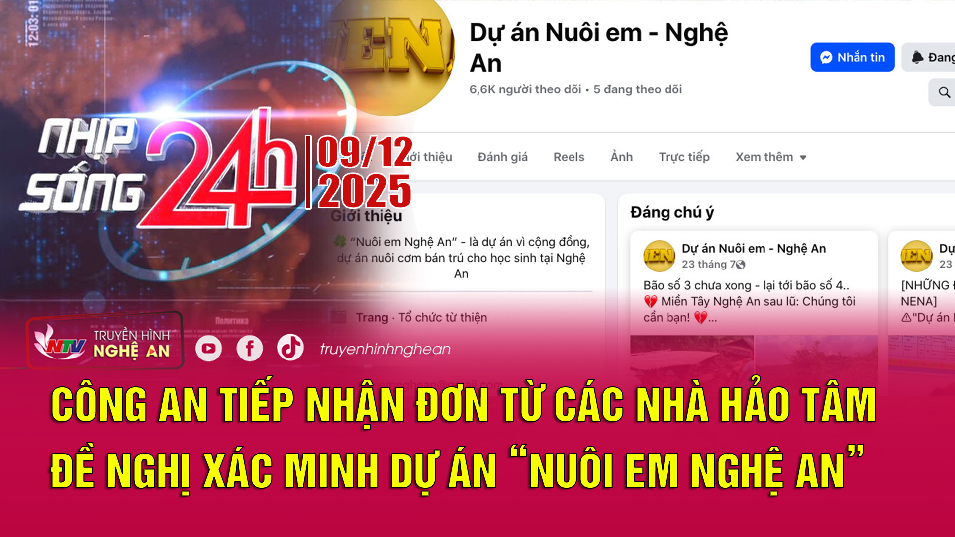 Bản tin Nhịp sống 24h - 09/12/2025