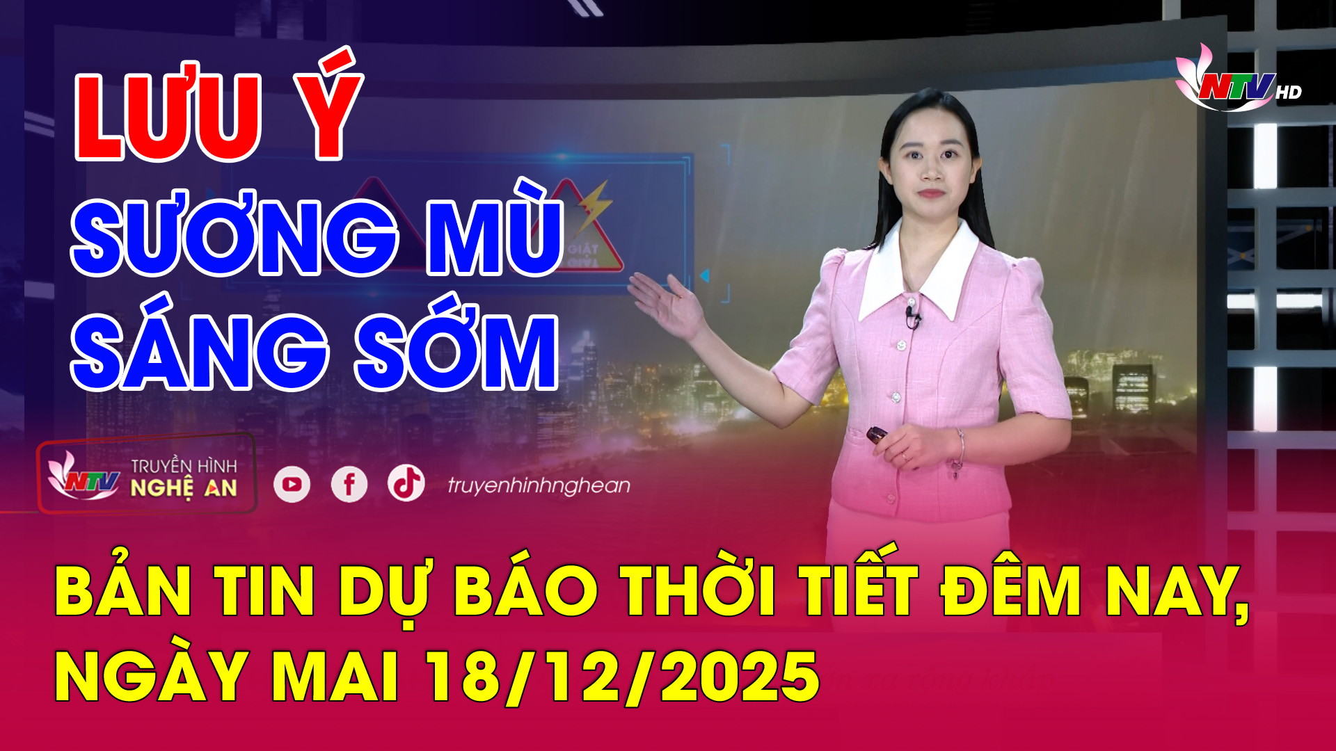 Bản tin Dự báo thời tiết đêm nay, ngày mai 18/12/2025