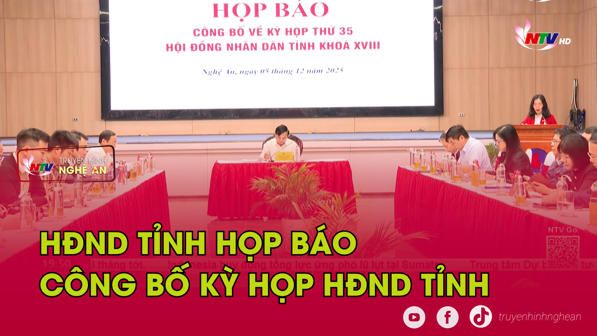HĐND tỉnh họp báo công bố kỳ họp HĐND tỉnh