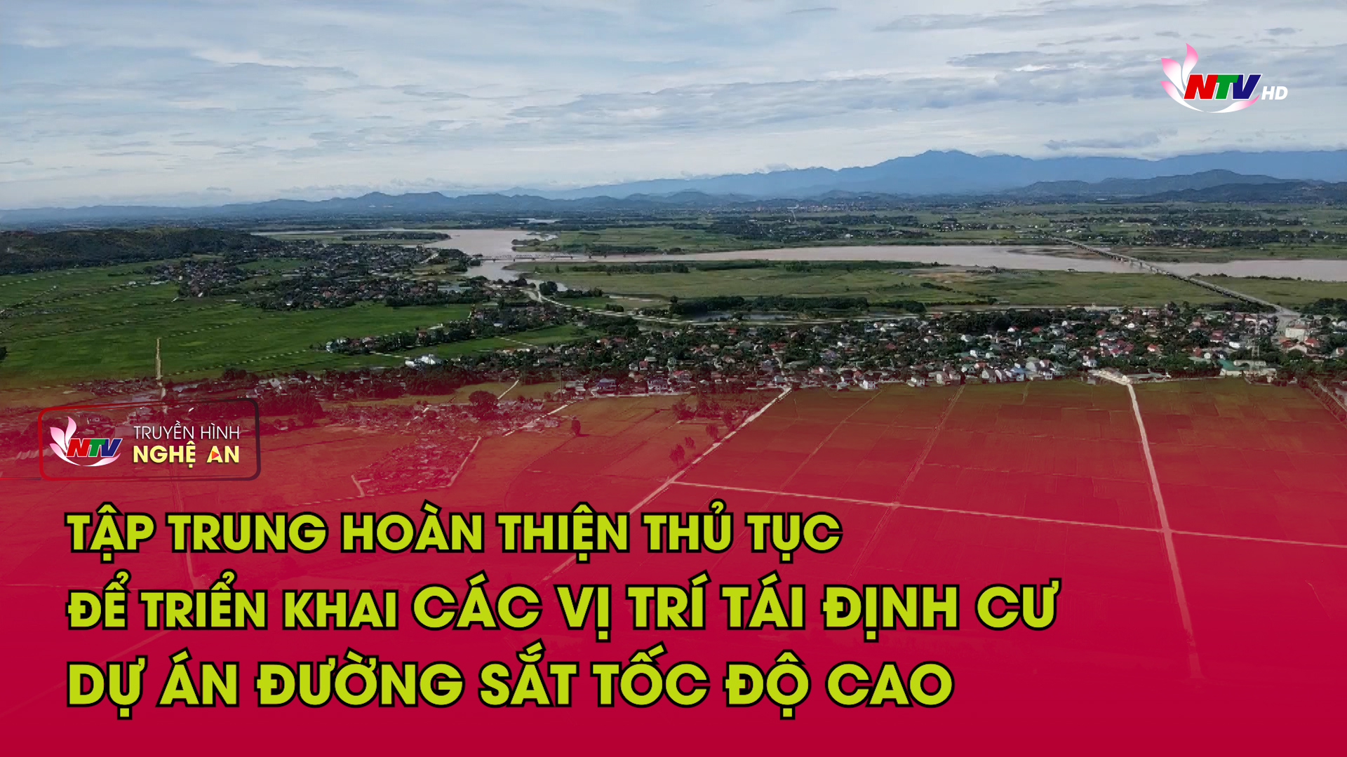 Tập trung hoàn thiện thủ tục để triển khai các vị trí tái định cư dự án đường sắt tốc độ cao