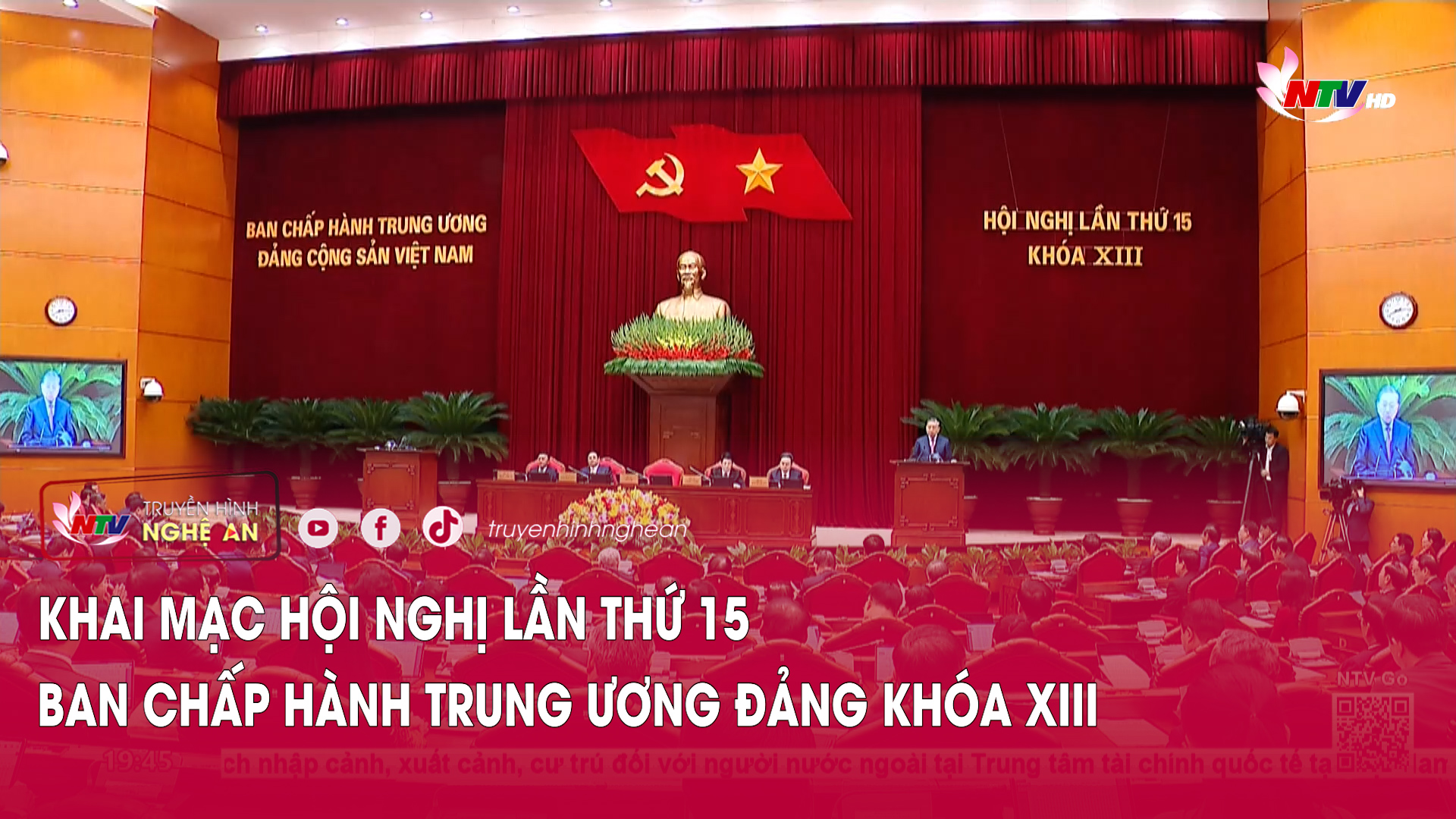 Khai mạc Hội nghị lần thứ 15 Ban Chấp hành Trung ương Đảng khóa XIII