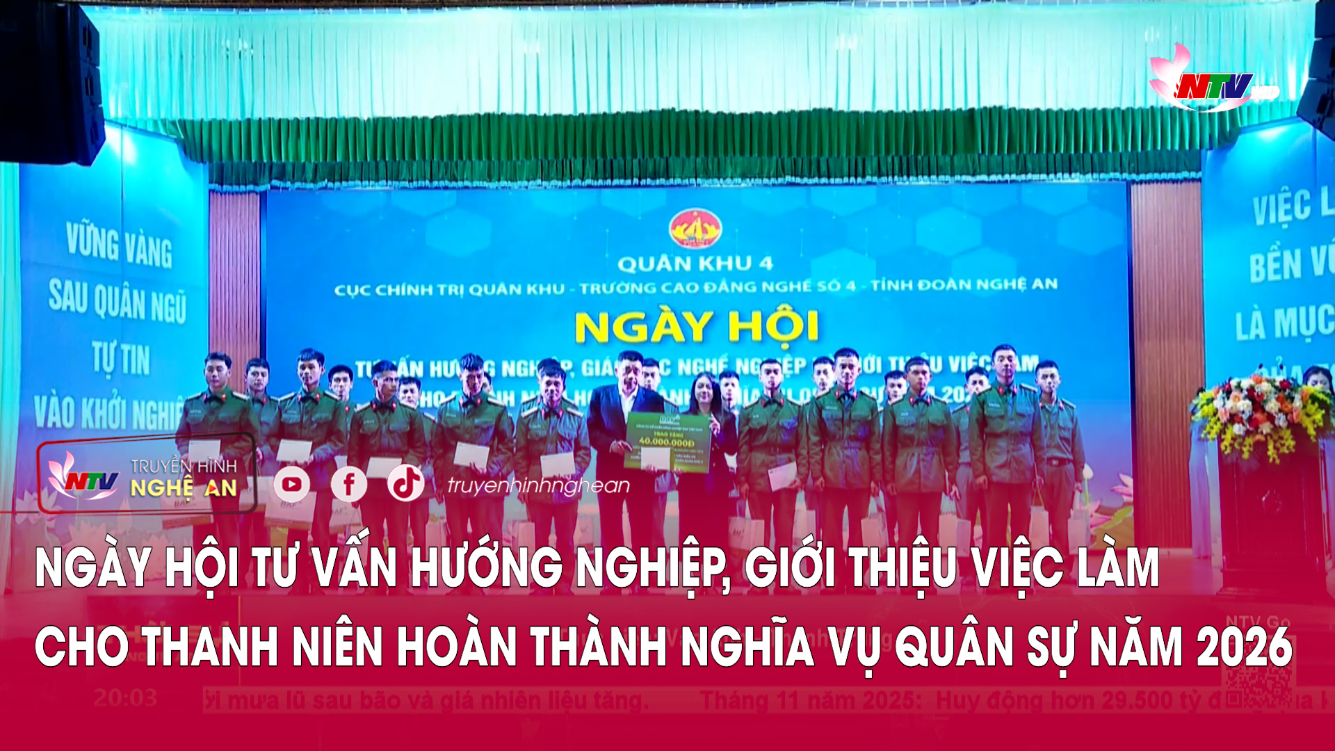 Ngày hội Tư vấn hướng nghiệp, giới thiệu việc làm cho thanh niên hoàn thành nghĩa vụ quân sự năm 2026