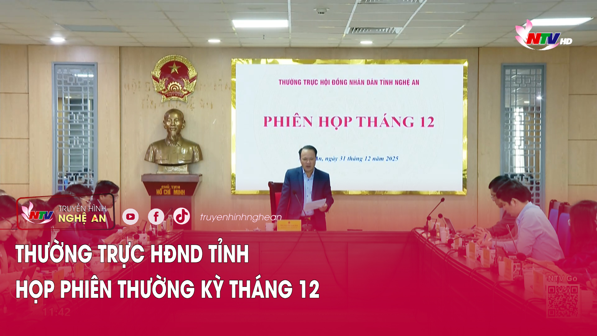 Thường trực HĐND tỉnh họp phiên thường kỳ tháng 12