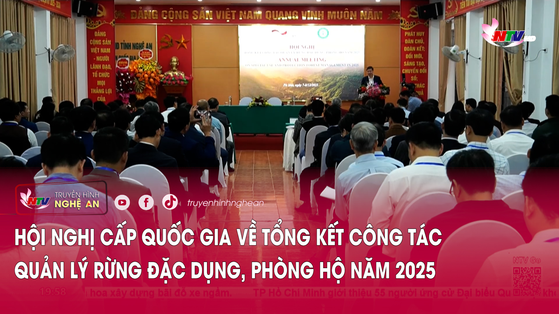 Hội nghị Cấp quốc gia về Tổng kết công tác quản lý rừng đặc dụng, phòng hộ năm 2025