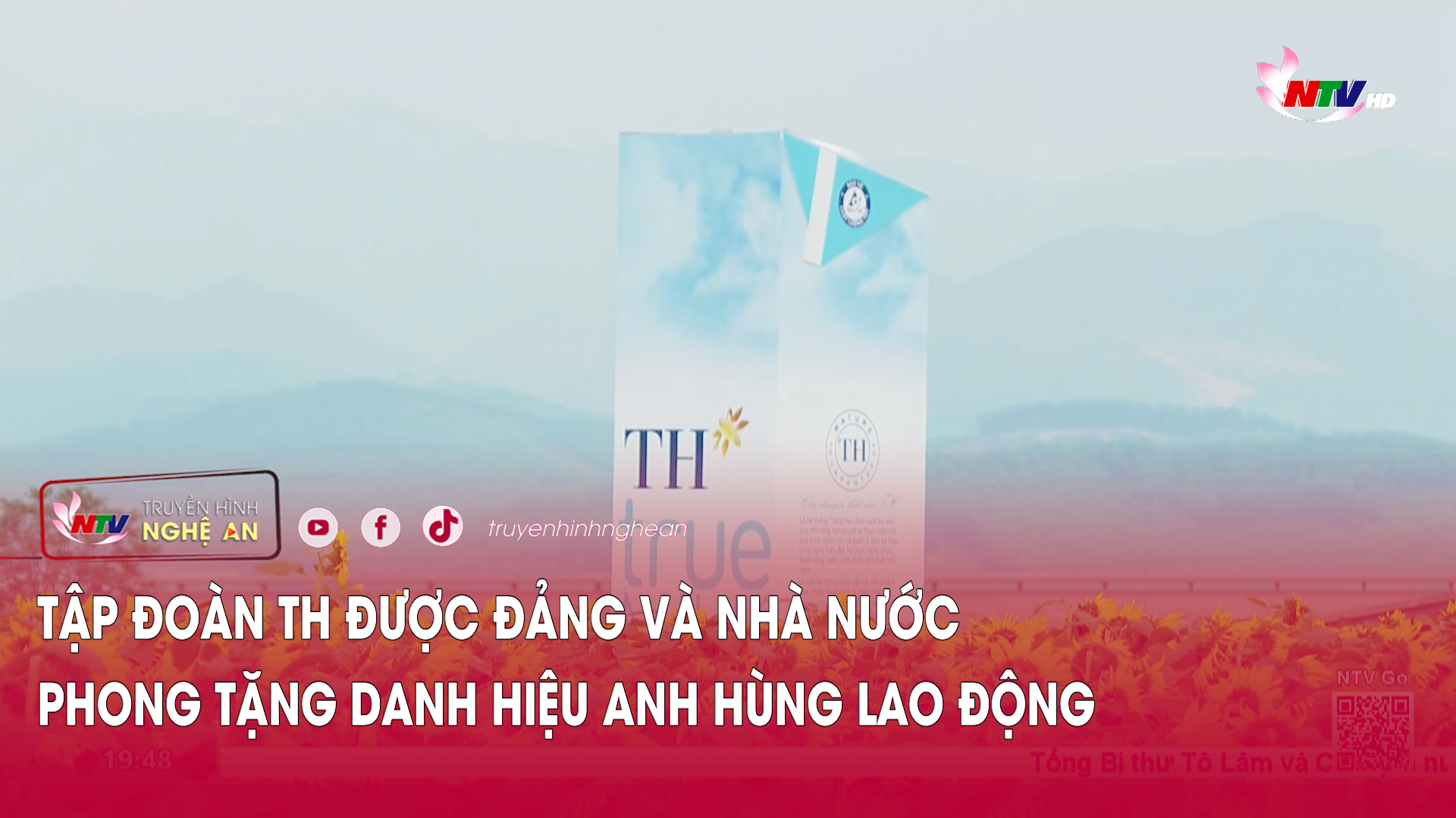 Tập đoàn TH được Đảng và Nhà nước phong tặng danh hiệu Anh hùng Lao động