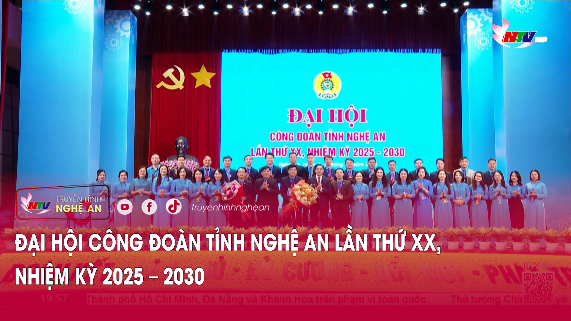 Đại hội Công đoàn tỉnh Nghệ An lần thứ XX, nhiệm kỳ 2025 – 2030