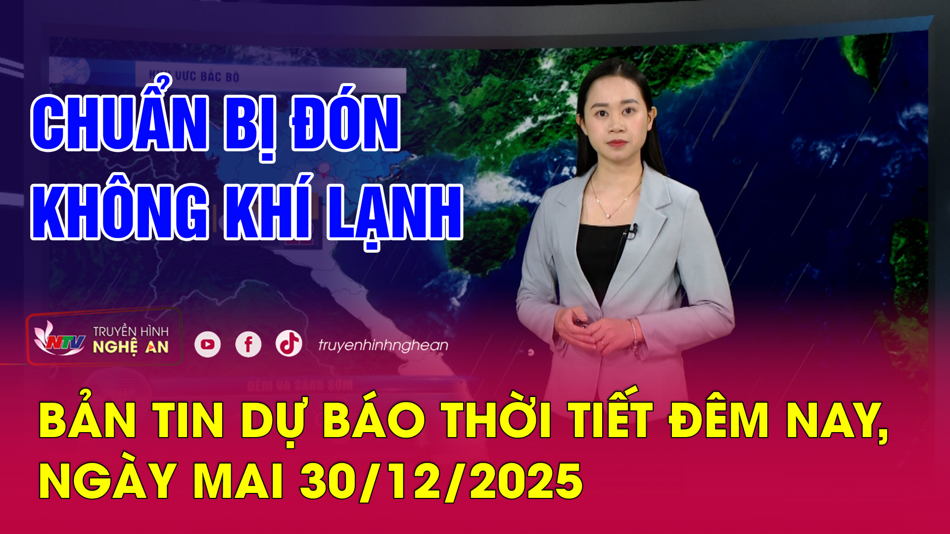 Bản tin Dự báo thời tiết đêm nay, ngày mai 30/12/2025