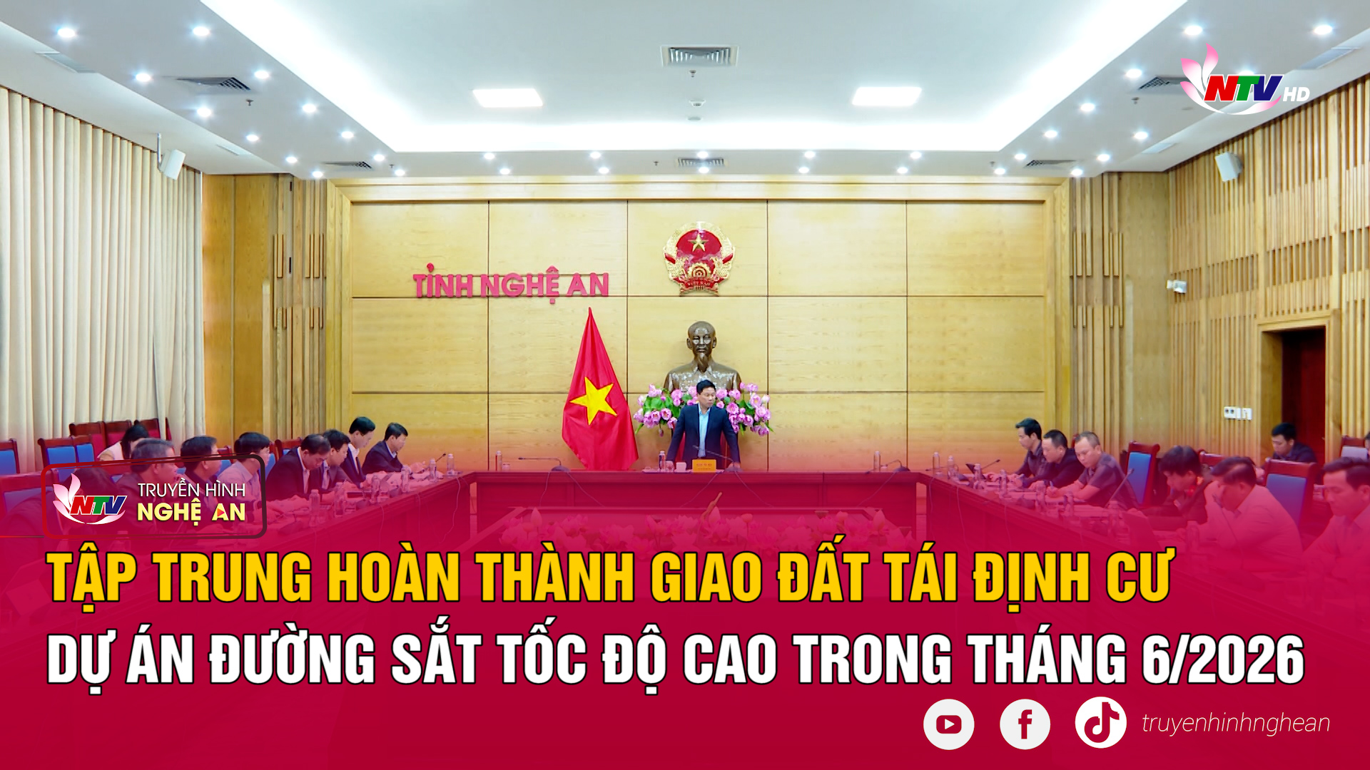 Tập trung hoàn thành giao đất tái định cư Dự án Đường sắt tốc độ cao trong tháng 6/2026