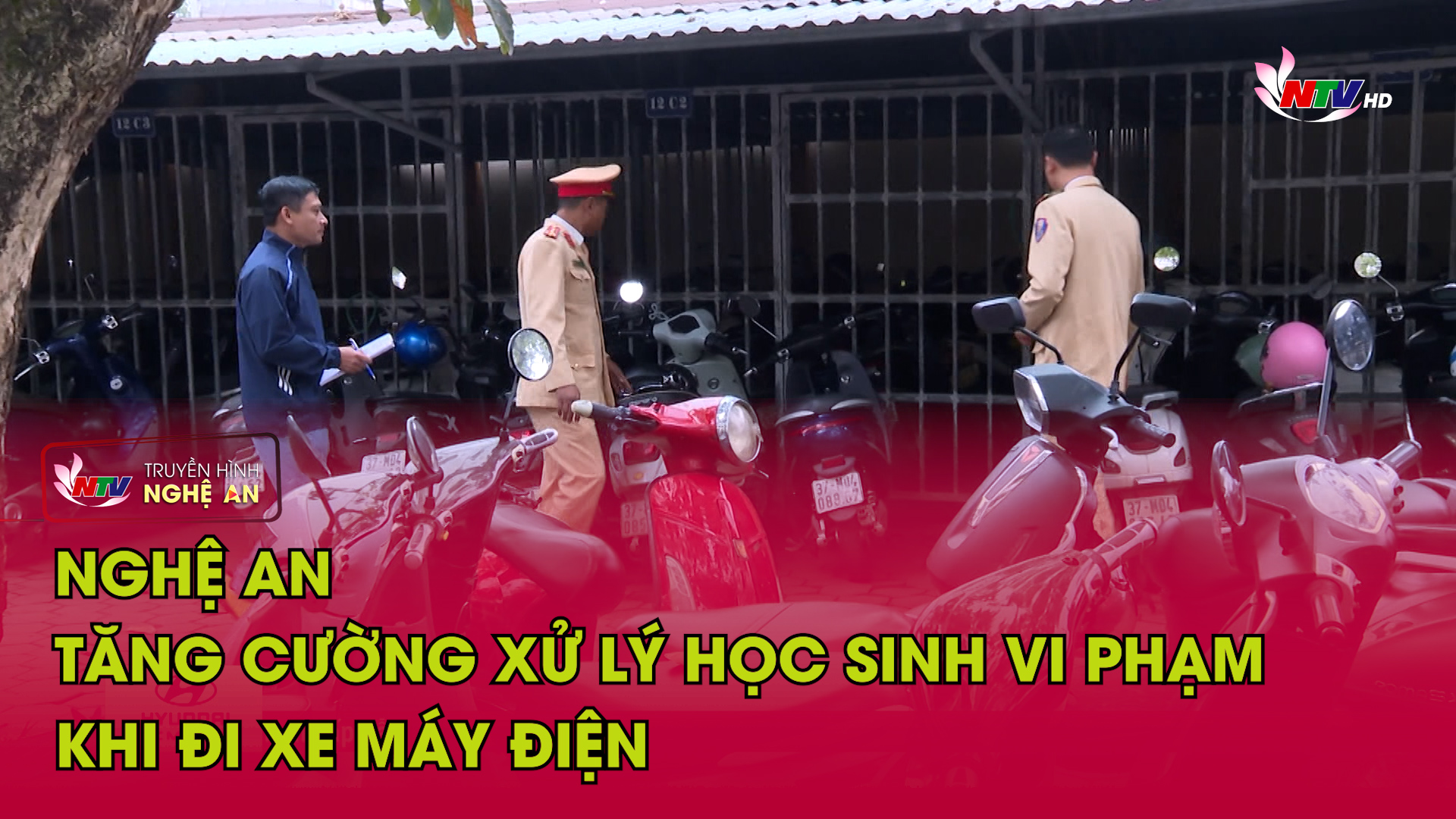 Bản tin An toàn giao thông - 10/12/2025:  Nghệ An tăng cường xử lý học sinh vi phạm khi đi xe máy điện